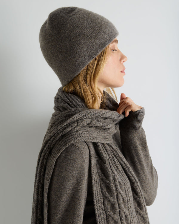 Unisex Double Layer Cashmere Beanie 4