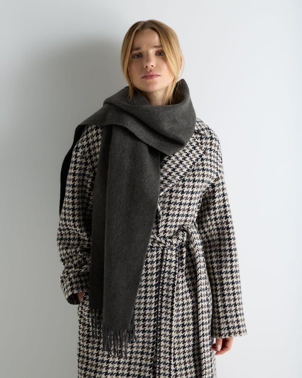 Unisex Doubleface Woven Cashmere Scarf 3