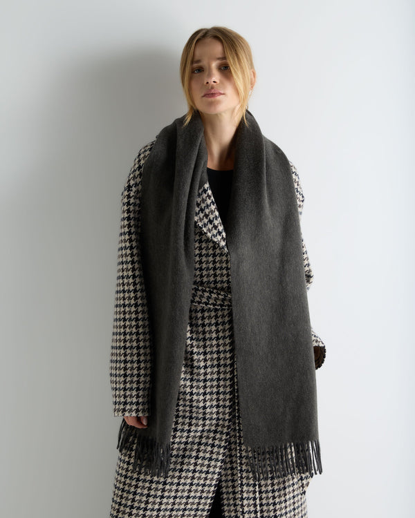 Unisex Doubleface Woven Cashmere Scarf 5