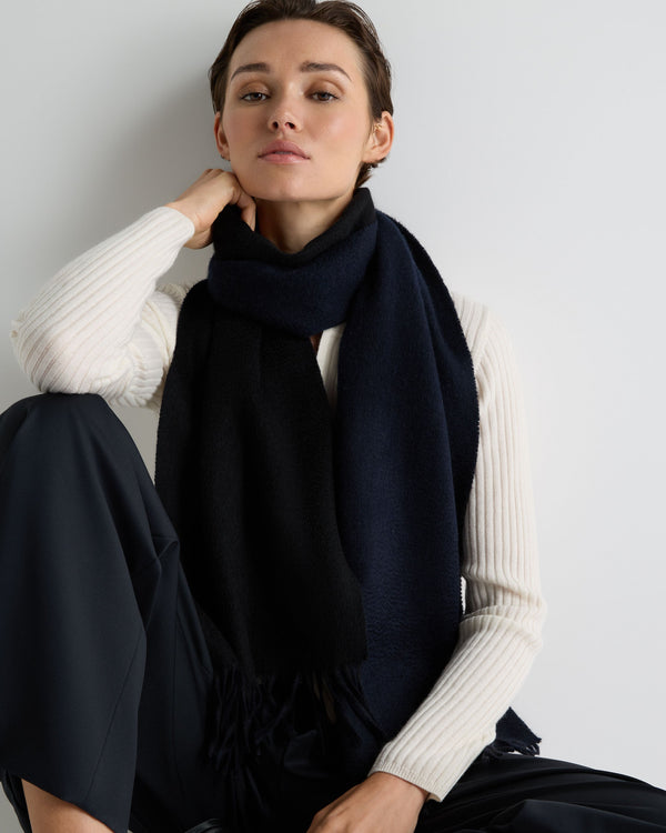 Unisex Doubleface Woven Cashmere Scarf 4