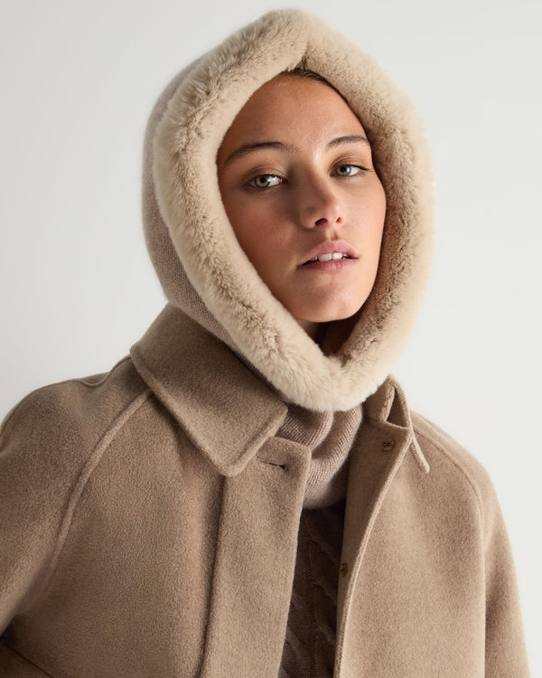 Women's Fur Trim Ski Hood 5