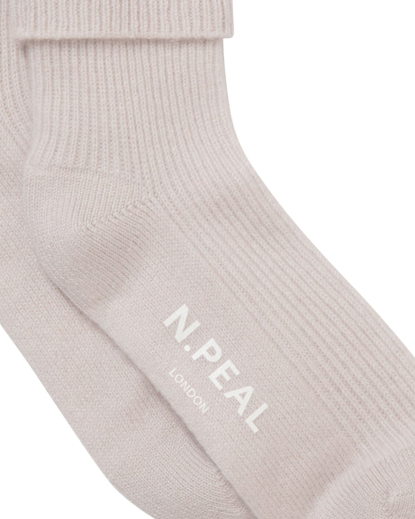 Unisex Cashmere Rib Bed Socks 2