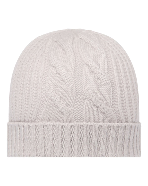 Women's Cable Rib Cashmere Hat 1