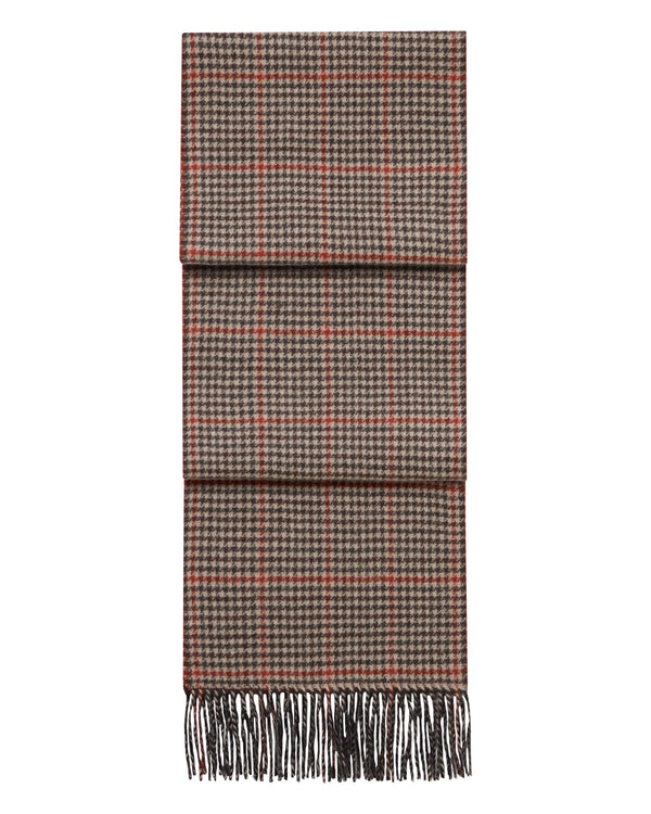 Unisex Cashmere Check Scarf 1