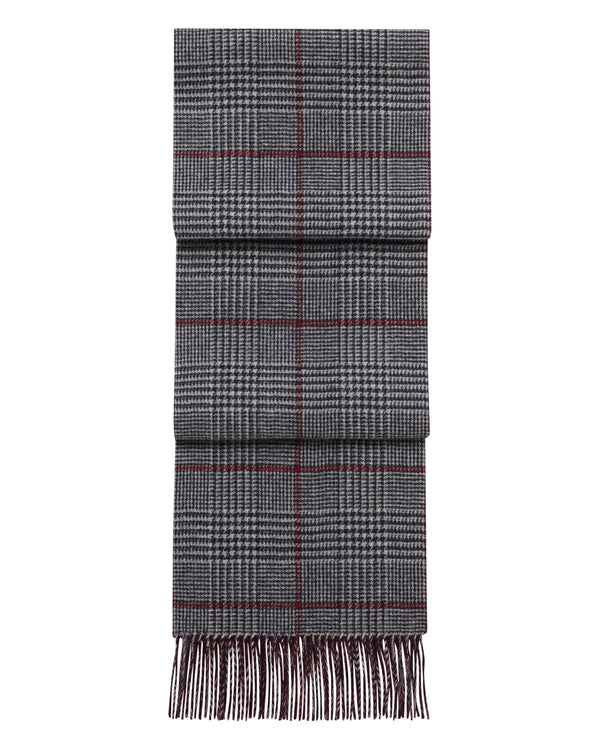 Unisex Cashmere Check Scarf 1