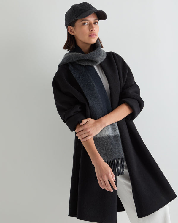 Unisex Cashmere Check Scarf 2