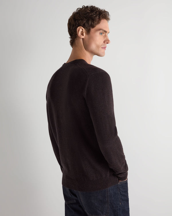 Men's Burlington V Neck Cashmere Jumper 4