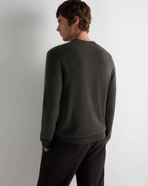 Men's Burlington V Neck Cashmere Jumper  4