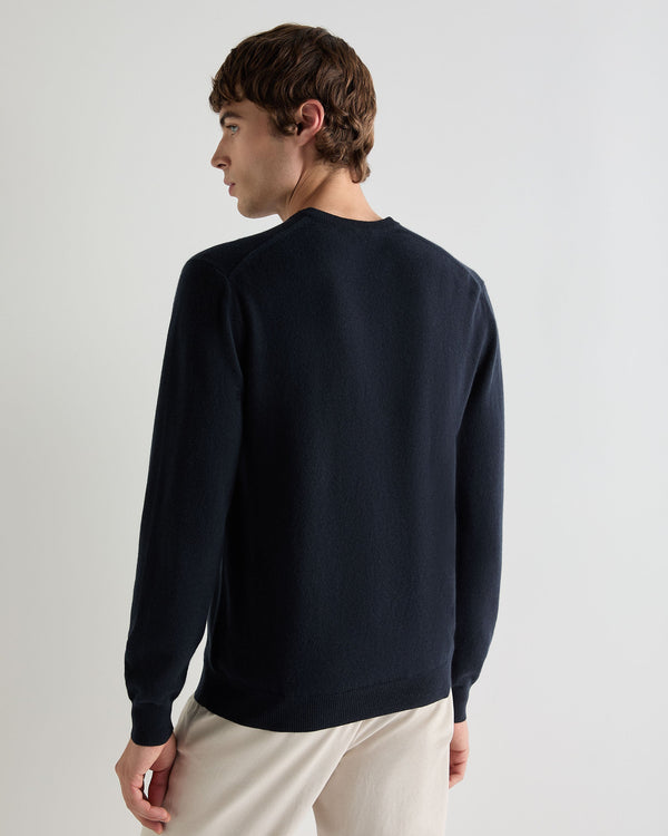 Men's Burlington V Neck Cashmere Jumper 4