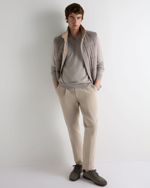 Men's Burlington V Neck Cashmere Jumper 3