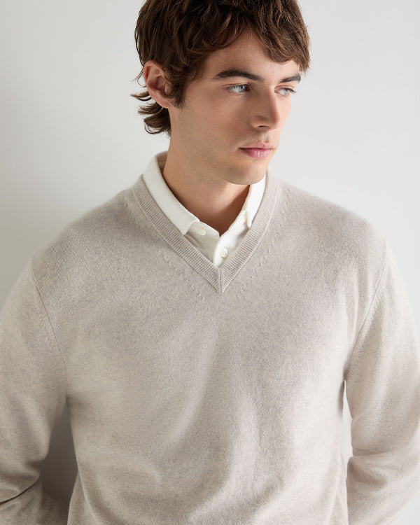 Men's The Burlington V Neck Cashmere Jumper 5