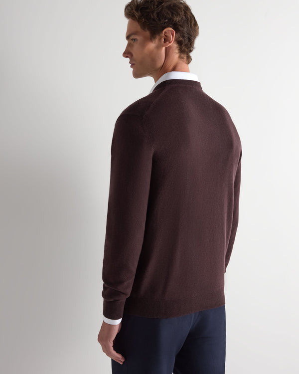 Men's Burlington V Neck Cashmere Jumper 4