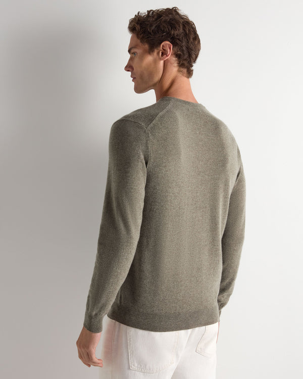 Men's Burlington V Neck Cashmere Jumper 4