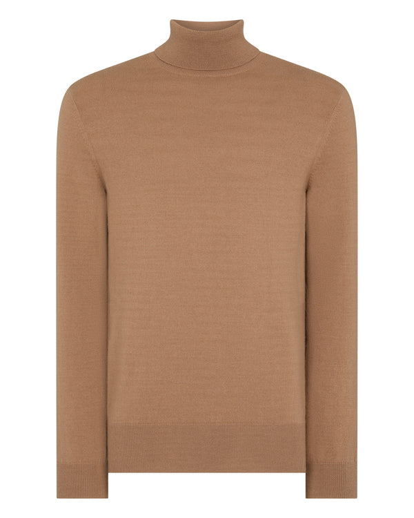 Men's Trafalgar Roll Neck Cashmere Jumper 2