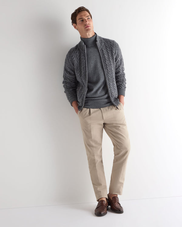 Men's Trafalgar Roll Neck Cashmere Jumper 3