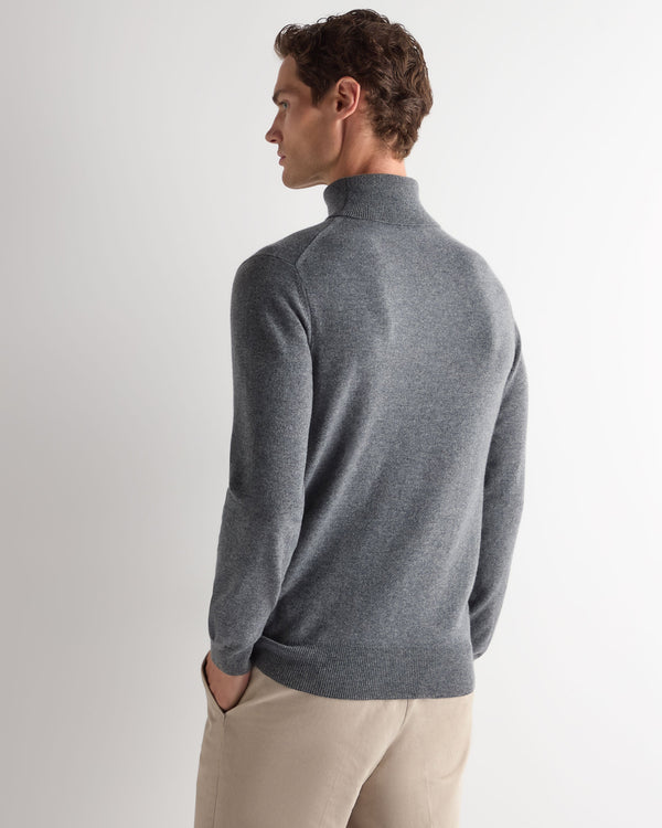 Men's Trafalgar Roll Neck Cashmere Jumper 4