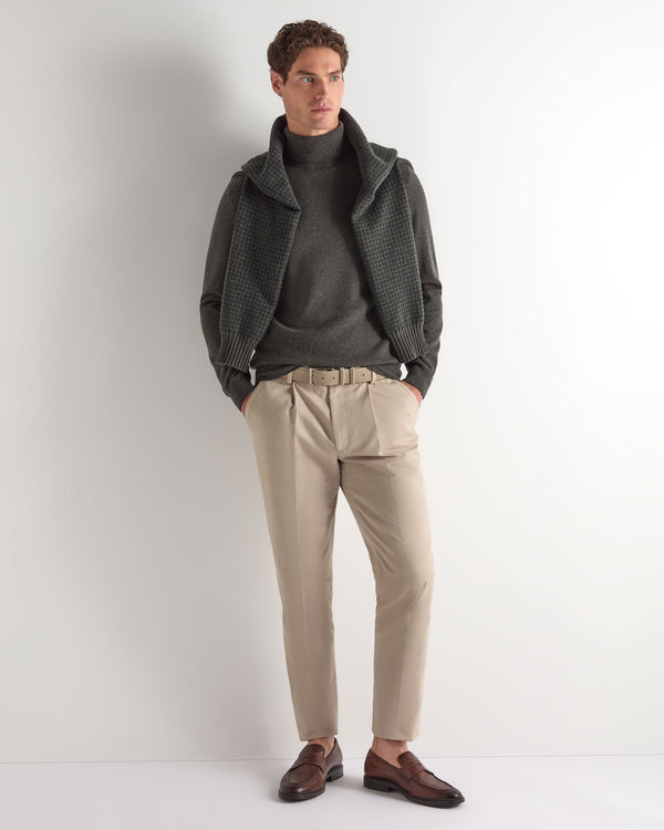 Men's Trafalgar Roll Neck Cashmere Jumper  3