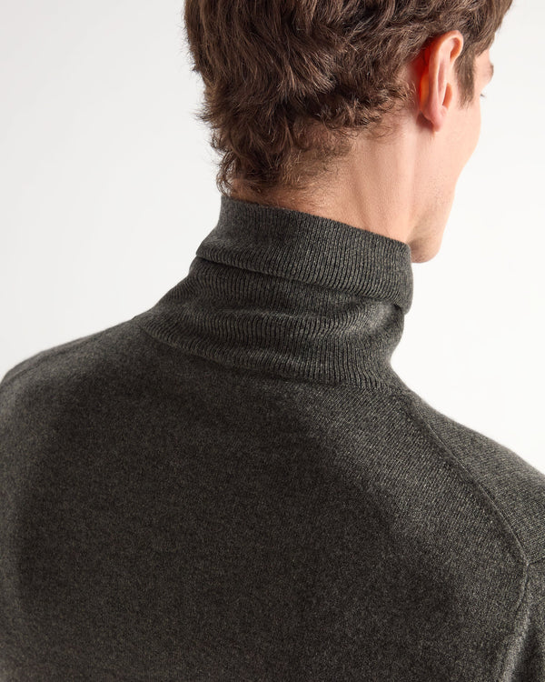 Men's Trafalgar Roll Neck Cashmere Jumper  6