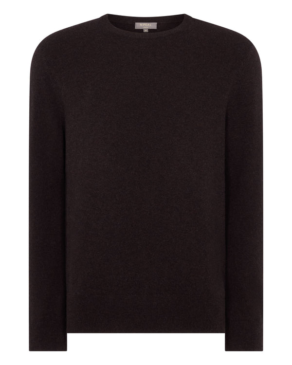 Men's Oxford Round Neck Cashmere Jumper 2