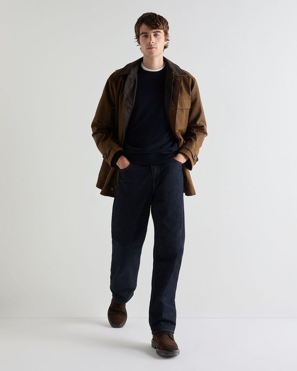 Men's Oxford Round Neck Cashmere Jumper  3