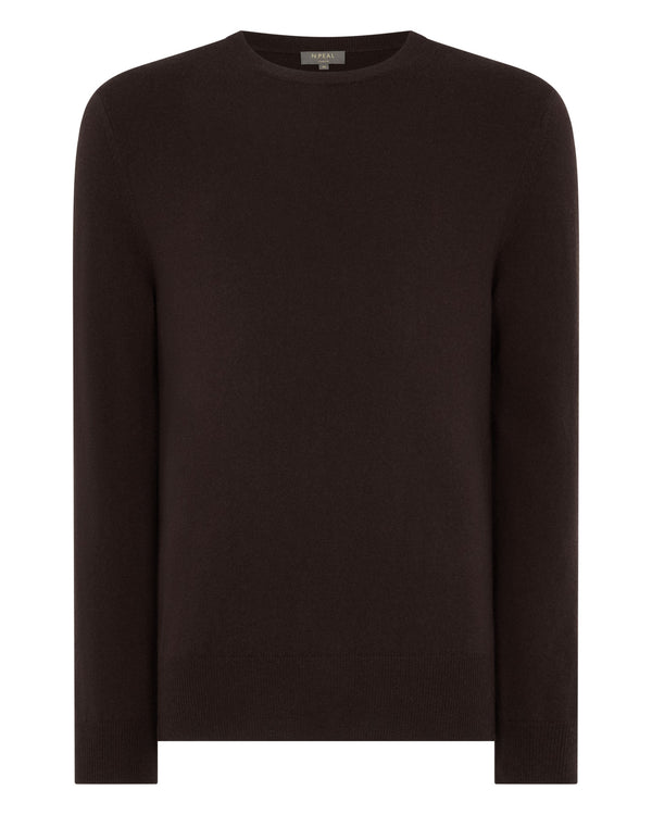 Men's Oxford Round Neck Cashmere Jumper 2