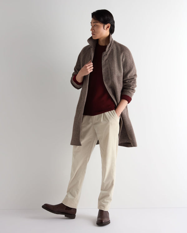 Men's Oxford Round Neck Cashmere Jumper 3