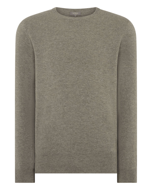 Men's Oxford Round Neck Cashmere Jumper 2