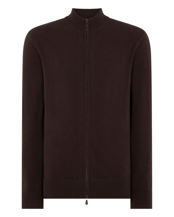 Men's Knightsbridge Full Zip Cashmere Jumper 2