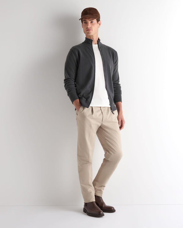 Men's Knightsbridge Full Zip Cashmere Jumper 3