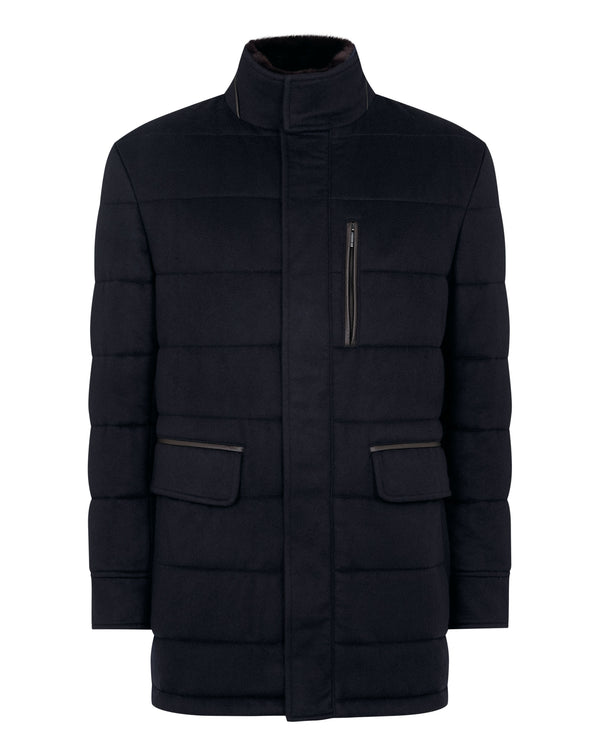Men's Fur Lined Coat 2