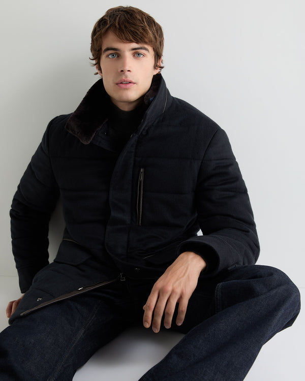 Men's Fur Lined Coat 4