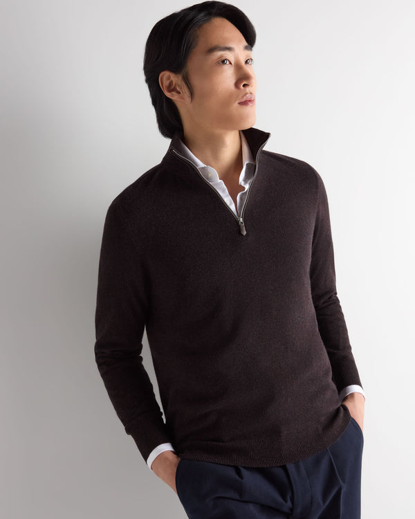 Men's Carnaby Half Zip Cashmere Jumper 1