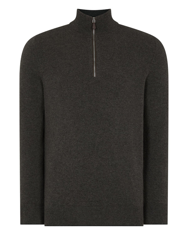 Men's Carnaby Half Zip Cashmere Jumper  2