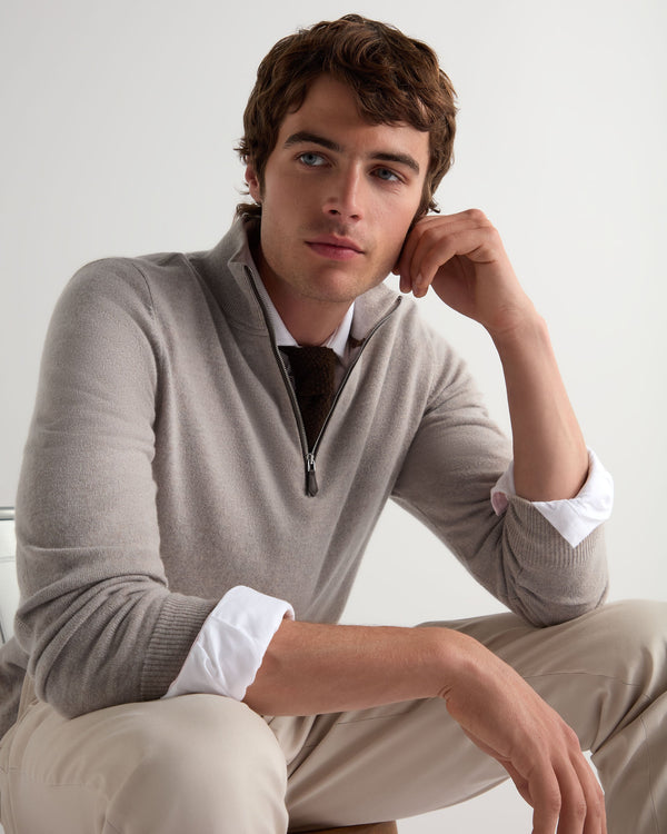 Men's Carnaby Half Zip Cashmere Jumper 5