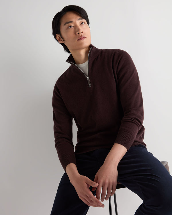 Men's Carnaby Half Zip Cashmere Jumper 1