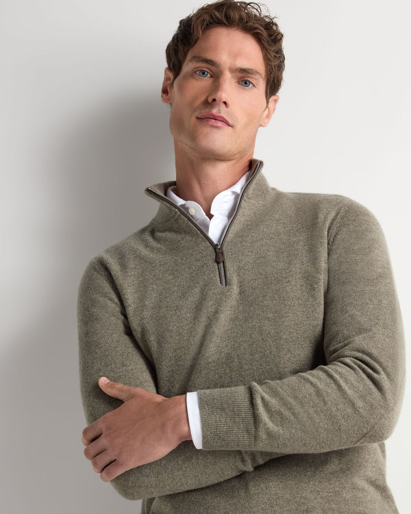 Men's Carnaby Half Zip Cashmere Jumper 5