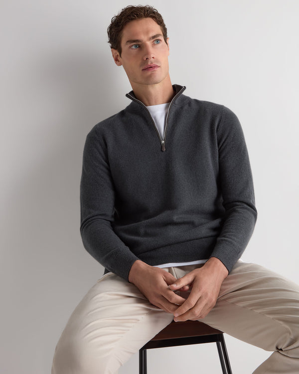 Men's Carnaby Half Zip Cashmere Jumper 6