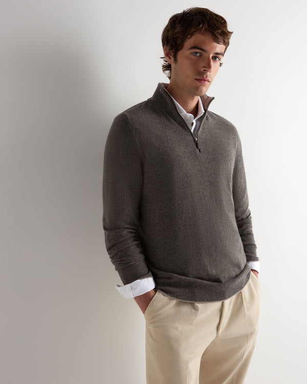 Men's Carnaby Half Zip Cashmere Jumper 1