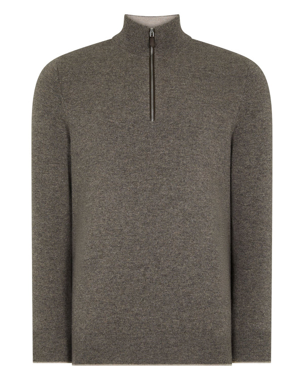 Men's Carnaby Half Zip Cashmere Jumper 2