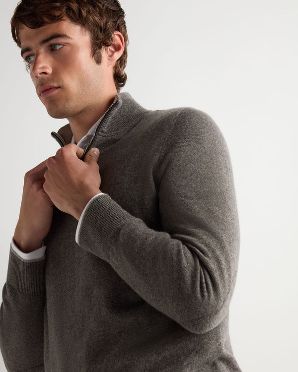 Men's Carnaby Half Zip Cashmere Jumper 5