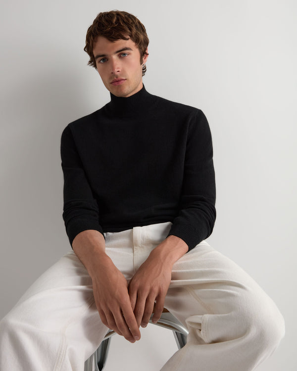 Men's Mayfair Turtle Neck Cashmere Jumper 6