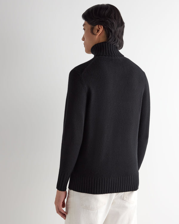 Men's Brompton Roll Neck Cashmere Jumper 4