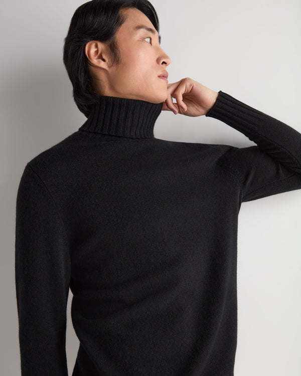 Men's Brompton Roll Neck Cashmere Jumper 5
