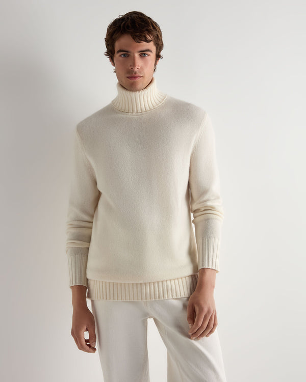 Men's Brompton Roll Neck Cashmere Jumper 1
