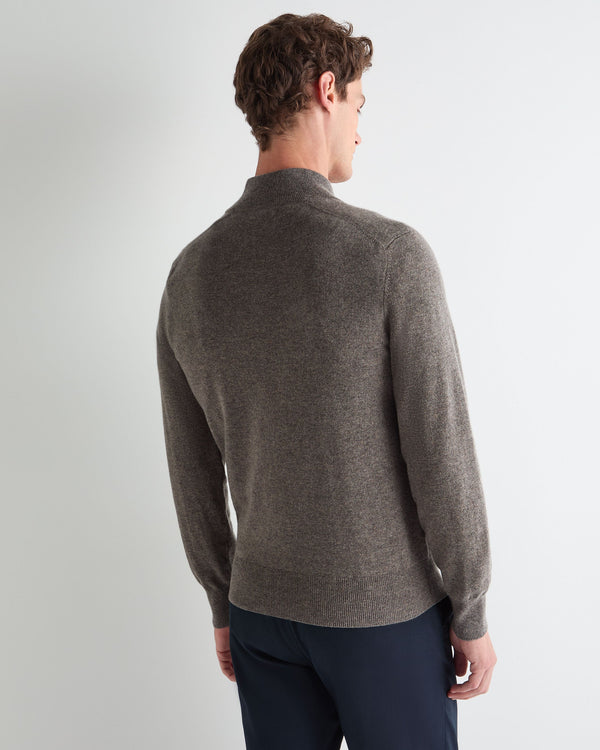 Men's Half Button Cashmere Jumper 4