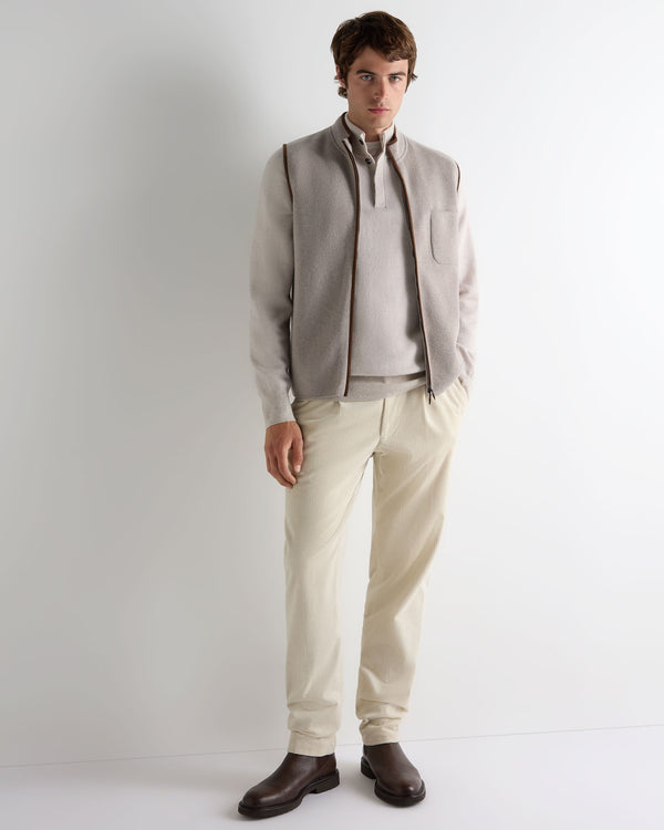 Men's Half Button Cashmere Jumper 3