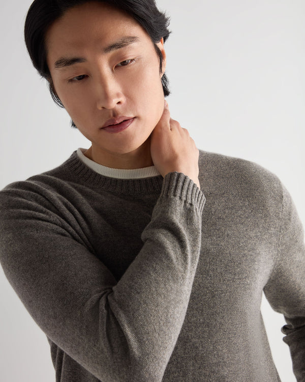 Men's Shoreditch Round Neck Cashmere Jumper 5