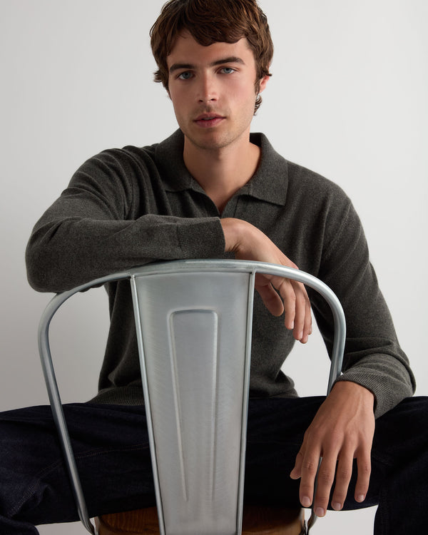Men's Sloane Cashmere Polo  7
