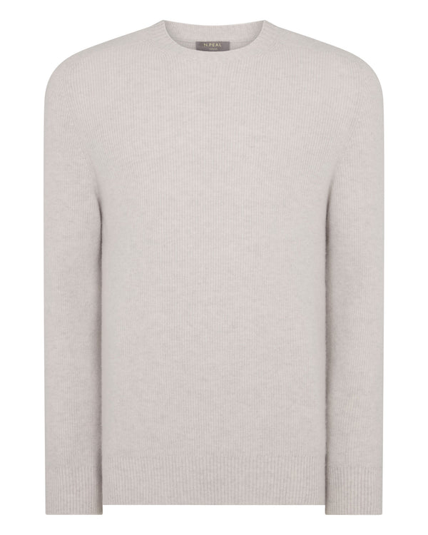 Men's English Rib Raglan Cashmere Jumper 2