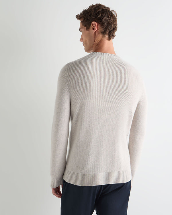 Men's English Rib Raglan Cashmere Jumper 4